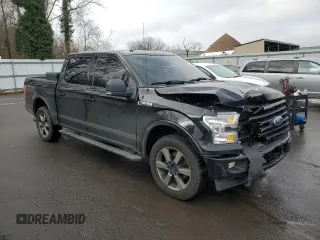 2017 Ford F-150 XL with VIN 1FTEW1EG3HKE32372, listed as a Copart auction lot 85034644 with 125,408 mi miles and Salvage Title. Bid and sale history available at DreamBid. Image 4.