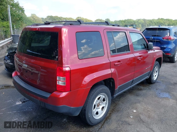 2015 Jeep Patriot Sport with VIN 1C4NJRBB9FD321235, listed as a IAAI auction lot 42161743 with 165,015 mi miles and . Bid and sale history available at DreamBid. Image 4.