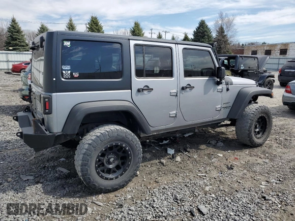 2014 Jeep Wrangler Unlimited Sport with VIN 1C4BJWDG3EL108151, listed as a Copart auction lot 49862315 with 104,417 mi miles and Salvage Title. Bid and sale history available at carsss.com. Image 3.