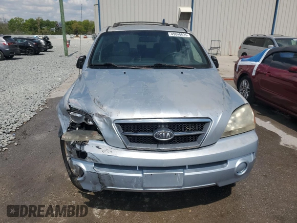 2006 Kia Sorento LX with VIN KNDJD733365591766, listed as a Copart auction lot 49040625 with 141,945 mi miles and Salvage Title. Bid and sale history available at DreamBid. Image 5.