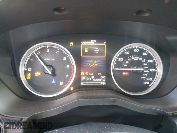 2020 Subaru Forester Limited with VIN JF2SKAUC2LH528319, listed as a Copart auction lot 48068455 with 52,201 mi miles and Salvage Title. Bid and sale history available at carsss.com. Image 9.