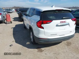 2018 GMC Terrain SLE with VIN 3GKALTEV3JL298666, listed as a IAAI auction lot 41655369 with 91,383 mi miles. Bid and sale history available at carsss.com. Image 3.
