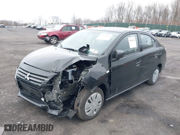 2024 Mitsubishi Mirage ES with VIN ML32FUFJ3RHF02682, listed as a IAAI auction lot 39063166 with 8,701 mi miles and . Bid and sale history available at DreamBid. Image 2.