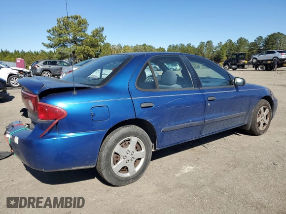 2005 Chevrolet Cavalier LS with VIN 1G1JF52F557192217, listed as a Copart auction lot 44509355 with 142,089 mi miles and Salvage Title. Bid and sale history available at DreamBid. Image 3.
