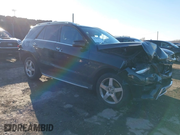 2015 Mercedes-Benz M 400 with VIN 4JGDA5GB4FA561576, listed as a IAAI auction lot 41588431 with 186,366 mi miles and . Bid and sale history available at DreamBid. Image 1.