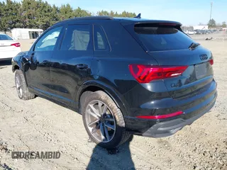 2024 Audi Q3 S line Premium with VIN WA1DECF35R1049699, listed as a IAAI auction lot 41177879 with 15,852 mi miles. Bid and sale history available at carsss.com. Image 3.
