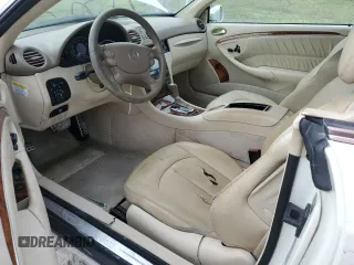 2007 Mercedes-Benz CLK 350 with VIN WDBTK56F67F211595, listed as a Copart auction lot 76596154 with 158,864 mi miles and Salvage Title. Bid and sale history available at DreamBid. Image 8.