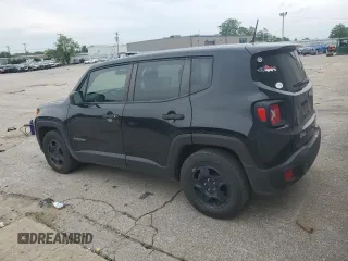 2020 Jeep Renegade Sport z VIN ZACNJAAB2LPL11224, wystawiony jako Copart lot #59463445 z przebiegiem 77 873 mil mil oraz Szkoda całkowita • Salvage title. Historia ofert i sprzedaży dostępna na DreamBid. Obrazek 2.