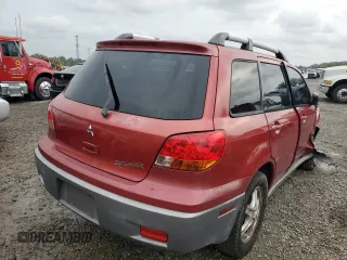 2003 Mitsubishi Outlander LS with VIN JA4LX31G03U109359, listed as a Copart auction lot 47572045 with 213,962 mi miles and Salvage Title. Bid and sale history available at carsss.com. Image 3.