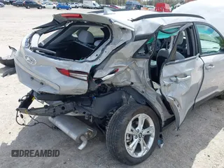 2023 Hyundai Kona SEL with VIN KM8K6CAB9PU999533, listed as a IAAI auction lot 42053046 with 15,506 mi miles. Bid and sale history available at carsss.com. Image 6.