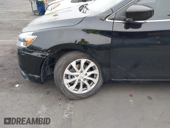 2018 Nissan Sentra SV with VIN 3N1AB7AP0JL637545, listed as a IAAI auction lot 42031224 with 110,119 mi miles. Bid and sale history available at carsss.com. Image 6.