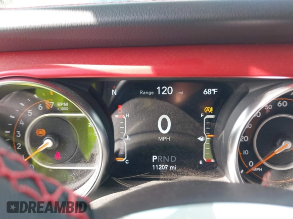 2023 Jeep Gladiator Rubicon with VIN 1C6JJTBGXPL586154, listed as a IAAI auction lot 41370352 with 11,207 mi miles and . Bid and sale history available at DreamBid. Image 7.