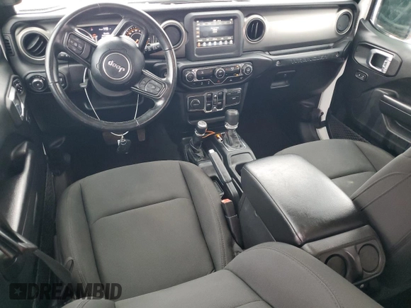 2021 Jeep Wrangler Unlimited Sport Altitude with VIN 1C4HJXDN1MW592428, listed as a Copart auction lot 79781444 with 95,493 mi miles and Salvage title. Bid and sale history available at DreamBid. Image 8.