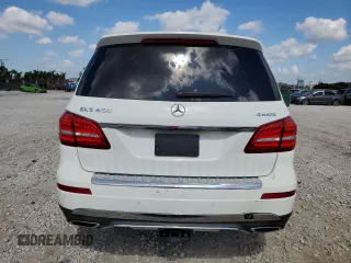 2017 Mercedes-Benz GLS 450 with VIN 4JGDF6EE4HA796194, listed as a Copart auction lot 57115154 with 92,454 mi miles and Salvage Title. Bid and sale history available at DreamBid. Image 6.