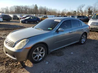 2006 Infiniti G35 with VIN JNKCV51F86M603745, listed as a Copart auction lot 48288645 with 156,040 mi miles and Salvage Title. Bid and sale history available at carsss.com. Image 1.