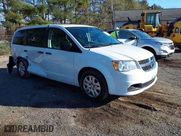 2019 Dodge Grand Caravan SE with VIN 2C4RDGBG2KR799660, listed as a IAAI auction lot 41898556 with 104,642 mi miles and . Bid and sale history available at DreamBid. Image 1.