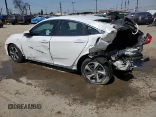 2020 Honda Civic LX z VIN 19XFC2F69LE201741, wystawiony jako Copart lot #49923505 z przebiegiem 57 538 mil mil oraz Szkoda całkowita • Salvage title. Historia ofert i sprzedaży dostępna na DreamBid. Obrazek 2.