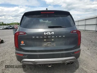 2022 Kia Telluride EX with VIN 5XYP3DHC9NG313013, listed as a Copart auction lot 55946615 with 58,276 mi miles and Salvage title. Bid and sale history available at DreamBid. Image 6.
