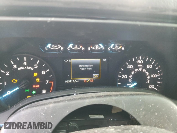 2020 Ford F-150 XL with VIN 1FTEX1EB0LFA55471, listed as a Copart auction lot 45352065 with 53,912 mi miles and Salvage title. Bid and sale history available at DreamBid. Image 9.