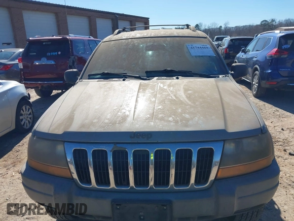 2000 Jeep Grand Cherokee Laredo с VIN 1J4G248S2YC344598, выставлен на аукционе IAAI как лот 41744469 с пробегом 210 953 миль миль и . История ставок и продаж доступна на DreamBid. Изображение 12.