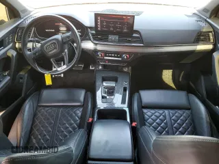 2021 Audi SQ5 Premium Plus with VIN WA1B4AFY0M2026456, listed as a Copart auction lot 77312444 with 74,103 mi miles and Salvage Title. Bid and sale history available at DreamBid. Image 8.