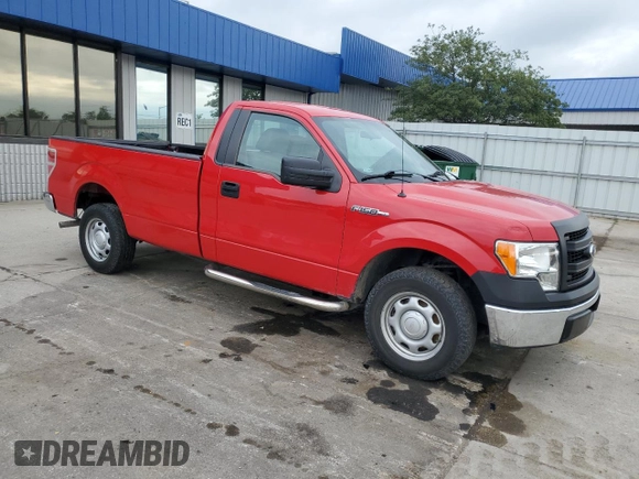 2013 Ford F-150 XL z VIN 1FTMF1CM1DKF30346, wystawiony jako Copart lot #58702385 z przebiegiem 100 654 mil mil oraz Nie do naprawy • Non repairable. Historia ofert i sprzedaży dostępna na DreamBid. Obrazek 4.