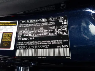2019 Mercedes-Benz GLS 450 with VIN 4JGDF6EE2KB222937, listed as a Copart auction lot 51154354 with 49,196 mi miles and Salvage Title. Bid and sale history available at DreamBid. Image 15.