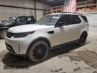 2017 Land Rover Discovery HSE with VIN SALRRBBV1HA034724, listed as a Copart auction lot 45859335 with 136,432 mi miles and Salvage Title. Bid and sale history available at carsss.com. Image 1.