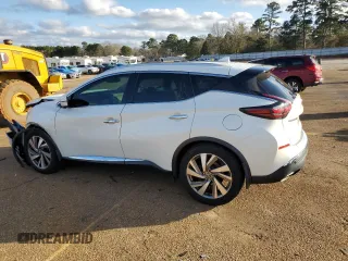 2020 Nissan Murano SL with VIN 5N1AZ2CJXLN126458, listed as a Copart auction lot 43722805 with 135,451 mi miles and Salvage title. Bid and sale history available at DreamBid. Image 2.
