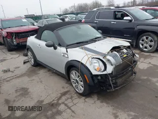 2012 MINI Roadster S with VIN WMWSY3C5XCT144696, listed as a IAAI auction lot 42002267 with 115,908 mi miles and . Bid and sale history available at DreamBid. Image 1.