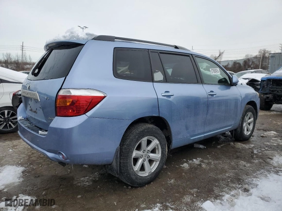 2009 Toyota Highlander with VIN JTEES41A692134006, listed as a Copart auction lot 87898495 with 204,877 mi miles and Salvage Title. Bid and sale history available at carsss.com. Image 3.