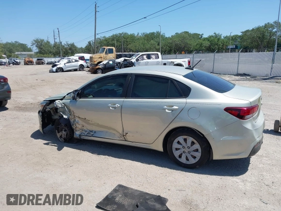 2018 Kia Rio LX with VIN 3KPA24AB2JE137858, listed as a IAAI auction lot 42016321 with 136,728 mi miles. Bid and sale history available at carsss.com. Image 14.