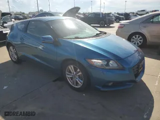 2012 Honda CR-Z EX with VIN JHMZF1D61CS003040, listed as a Copart auction lot 73675964 with 0 mi miles and Salvage Title. Bid and sale history available at carsss.com. Image 4.