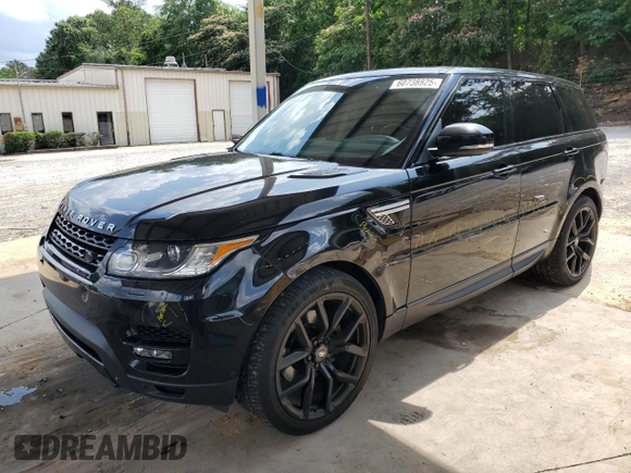 2014 Land Rover Range Rover Sport HSE with VIN SALWR2WF2EA347928, listed as a Copart auction lot 60738825 with 125,944 mi miles and Salvage title. Bid and sale history available at DreamBid. Image 1.