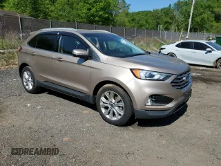 2020 Ford Edge Titanium with VIN 2FMPK3K91LBA72040, listed as a Copart auction lot 53977085 with 83,290 mi miles and Salvage title. Bid and sale history available at DreamBid. Image 4.