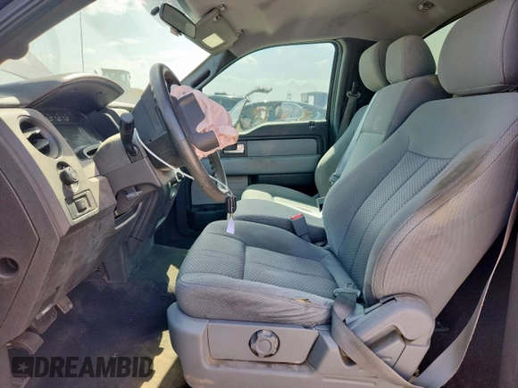 2013 Ford F-150 XL with VIN 1FTMF1CF0DFA45383, listed as a Copart auction lot 61390925 with 153,705 mi miles and Salvage title. Bid and sale history available at DreamBid. Image 7.
