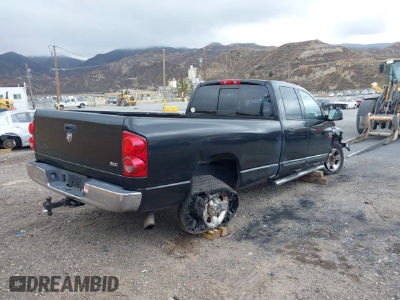2007 Dodge Ram 2500 ST with VIN 3D7KR28CX7G710768, listed as a IAAI auction lot 41425262 with 201,395 mi miles. Bid and sale history available at carsss.com. Image 4.