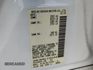2016 Nissan Altima SR with VIN 1N4BL3AP4GC150544, listed as a Copart auction lot 82989364 with 98,922 mi miles and Salvage Title. Bid and sale history available at carsss.com. Image 12.
