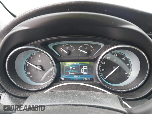 2017 Buick Envision Essence with VIN LRBFXBSA3HD098791, listed as a IAAI auction lot 41830140 with 80,302 mi miles and . Bid and sale history available at DreamBid. Image 7.