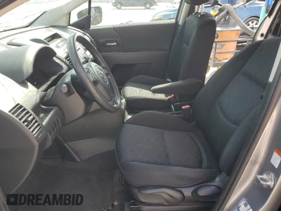 2010 Mazda 5 Sport with VIN JM1CR2W3XA0363987, listed as a Copart auction lot 54160425 with Not Provided miles and Salvage Title. Bid and sale history available at DreamBid. Image 7.