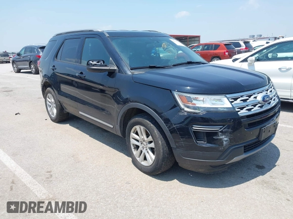 2018 Ford Explorer XLT with VIN 1FM5K8DH7JGC60950, listed as a IAAI auction lot 42335835 with 97,801 mi miles and . Bid and sale history available at DreamBid. Image 1.