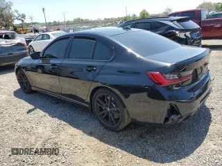 2023 BMW 3 Series 330i with VIN 3MW69FF0XP8D11104, listed as a Copart auction lot 52456275 with 0 mi miles and Salvage Title. Bid and sale history available at carsss.com. Image 2.