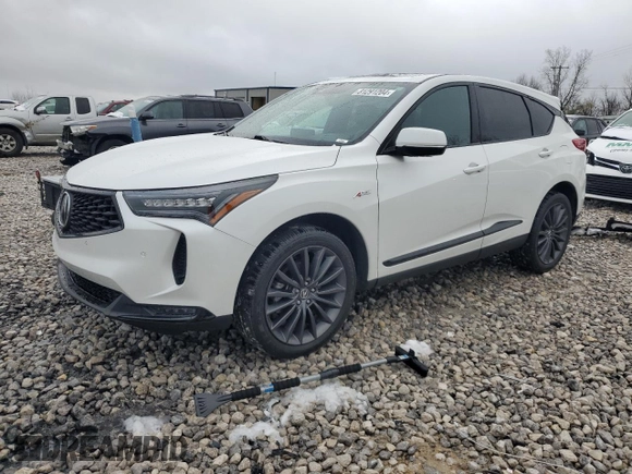 2022 Acura RDX PMC Edition with VIN 5J8TC2H83NL011656, listed as a Copart auction lot 81291204 with 44,953 mi miles and Salvage Title. Bid and sale history available at carsss.com. Image 1.