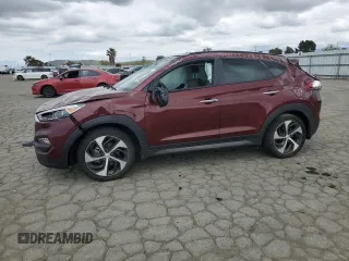 2016 Hyundai Tucson Limited z VIN KM8J33A25GU236994, wystawiony jako Copart lot #53677885 z przebiegiem 104 075 mil mil oraz Szkoda całkowita • Salvage title. Historia ofert i sprzedaży dostępna na DreamBid. Obrazek 1.