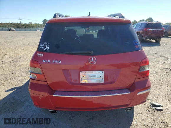 2010 Mercedes-Benz GLK 350 with VIN WDCGG5GB1AF489922, listed as a Copart auction lot 75465594 with 201,104 mi miles and Salvage Title. Bid and sale history available at DreamBid. Image 6.