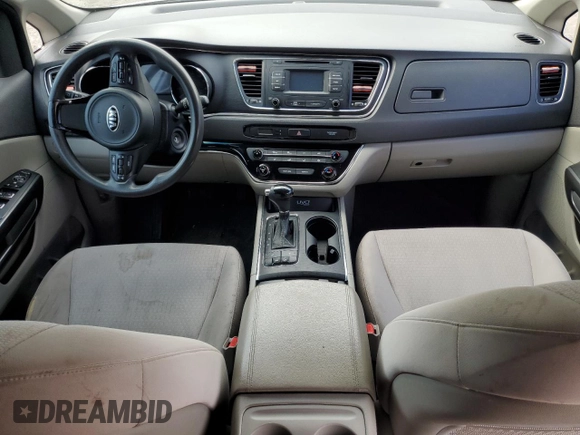 2016 Kia Sedona LX with VIN KNDMB5C12G6081894, listed as a Copart auction lot 69238454 with 127,507 mi miles and Salvage Title. Bid and sale history available at carsss.com. Image 8.