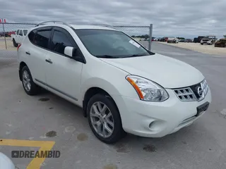 2012 Nissan Rogue S with VIN JN8AS5MT5CW296171, listed as a IAAI auction lot 41638634 with 155,217 mi miles. Bid and sale history available at carsss.com. Image 1.