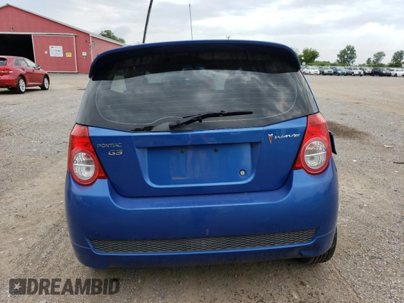 2009 Pontiac G3 z VIN KL2TV65E89B389738, wystawiony jako Copart lot #61396864 z przebiegiem Nie podano mil oraz Nie do naprawy. Historia ofert i sprzedaży dostępna na DreamBid. Obrazek 6.