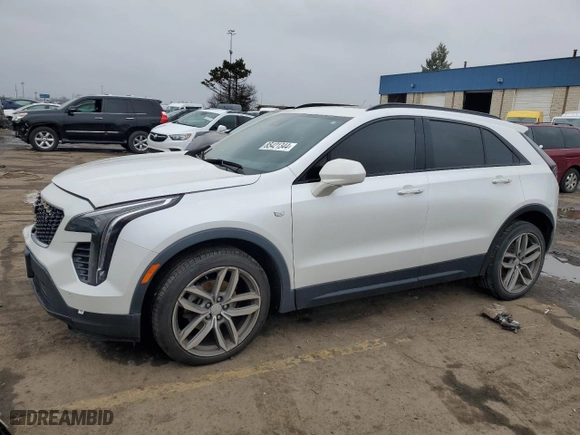 2019 Cadillac XT4 AWD Sport with VIN 1GYFZFR48KF146763, listed as a Copart auction lot 85421344 with 105,141 mi miles and Salvage Title. Bid and sale history available at carsss.com. Image 1.