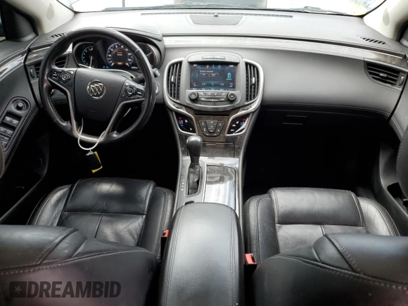2014 Buick LaCrosse Leather with VIN 1G4GB5G39EF177040, listed as a Copart auction lot 54257695 with 128,690 mi miles and Salvage Title. Bid and sale history available at DreamBid. Image 8.